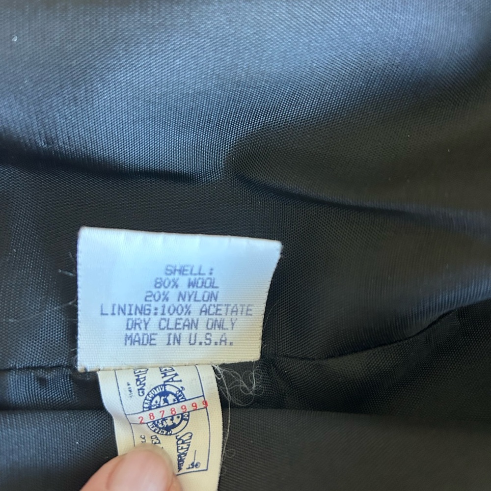 Heather black coat. Size 10 - Picture 3 of 3